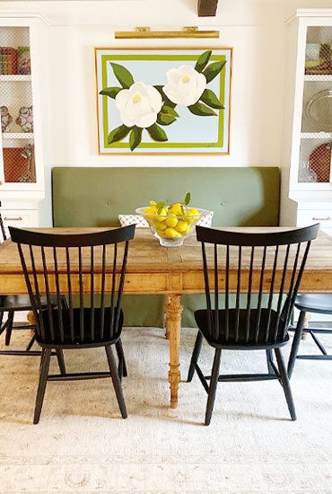a dining room table