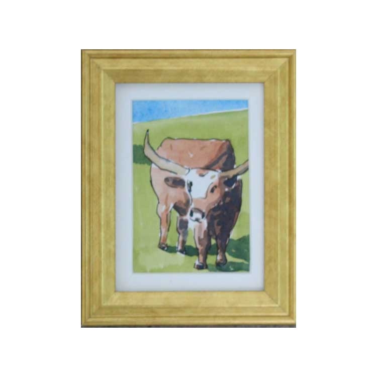 a painting on the wall