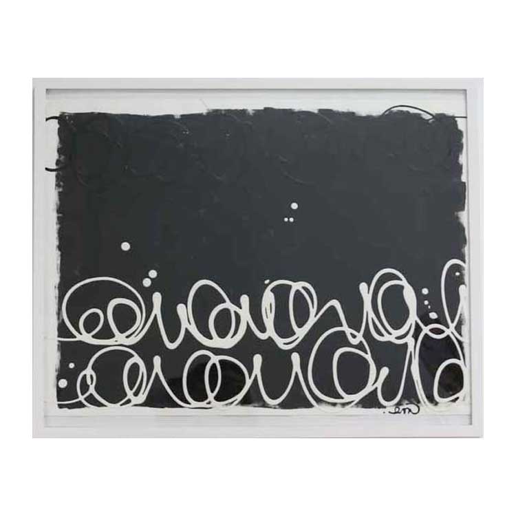 a close up of a blackboard