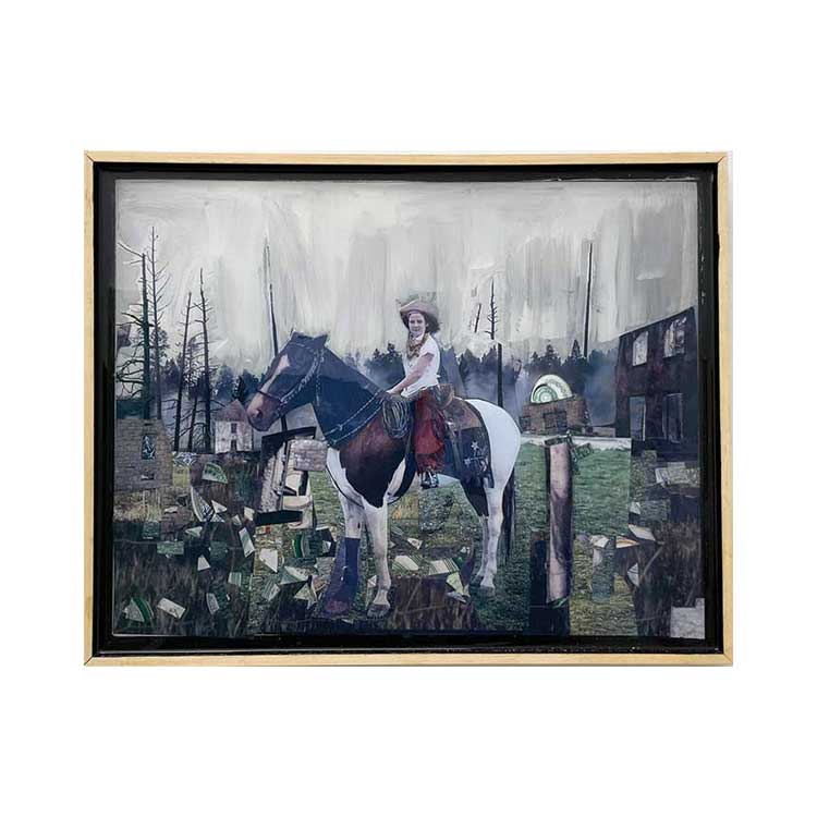 a painting on the wall
