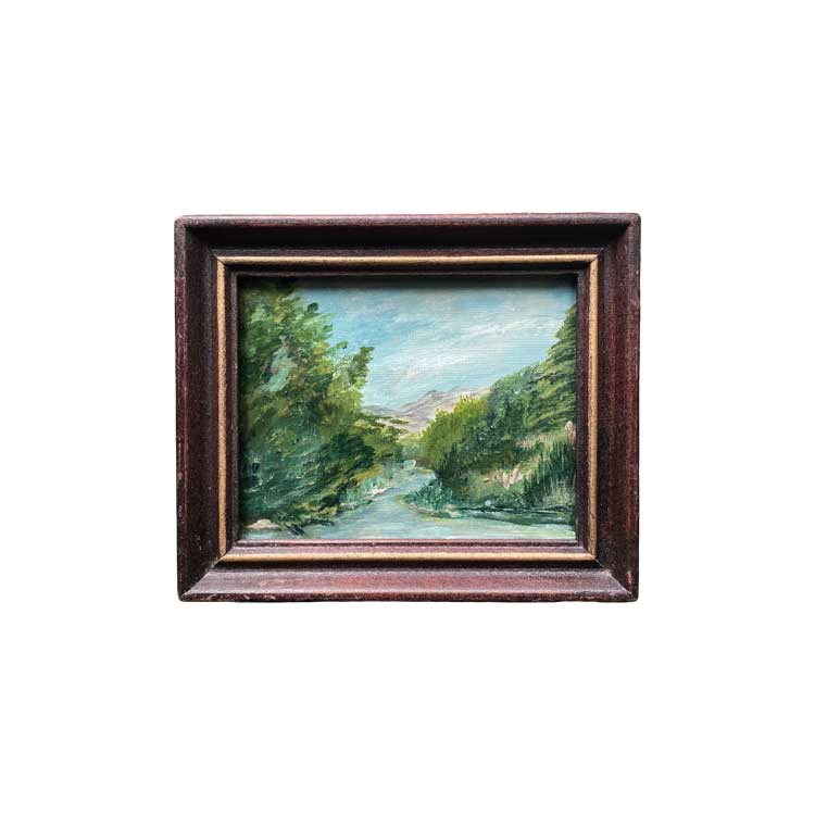 a painting on the wall
