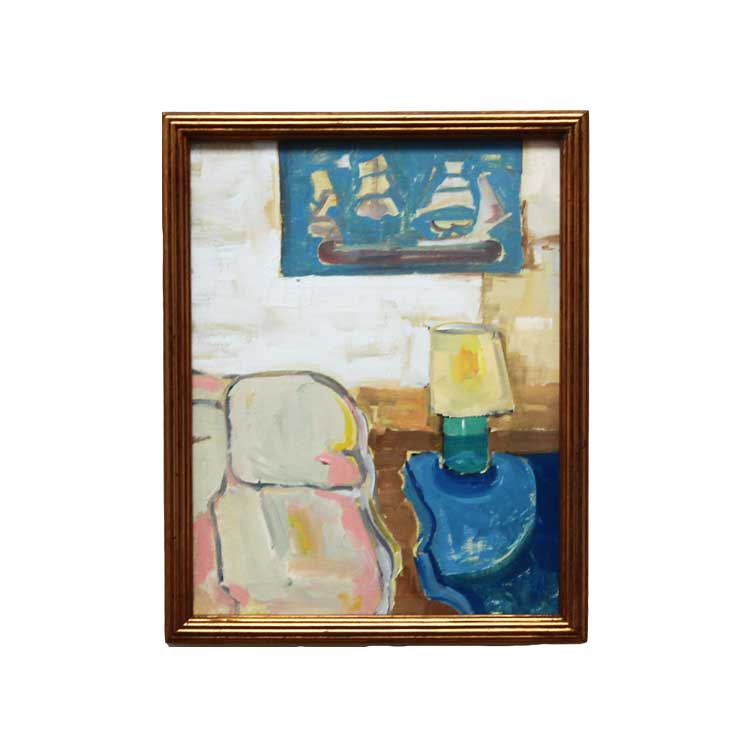 a painting on the wall