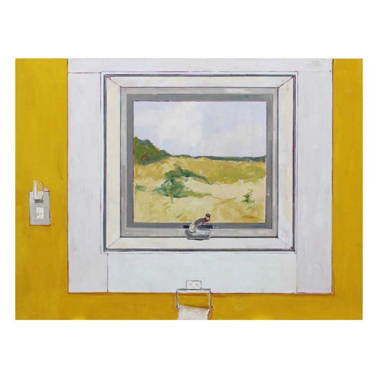a painting on the wall