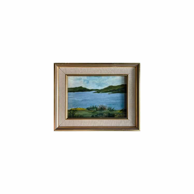 a painting on the wall